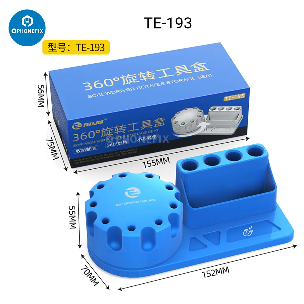 アクリルツールボックス収納ボックス携帯電話の修理ホルダーicチップ部品/部品/エレクトロニクスツールキット