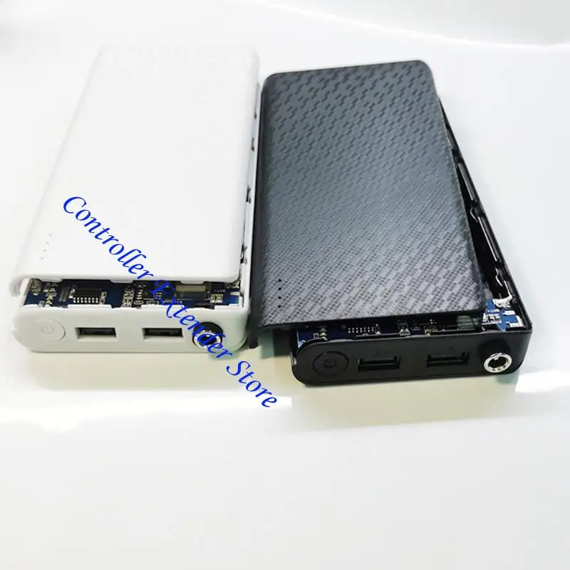 N84B 7x18650 Аккумулятор для корпуса для вывода 9 В/12 В двойной USB -банк USB для она