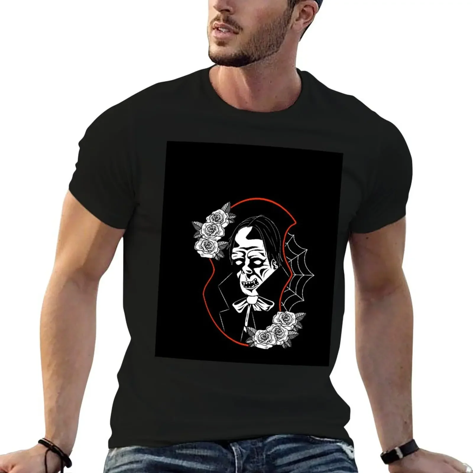 The Phantom T-Shirt vintage anime shirt shirts graphic tee Short sleeve tee men