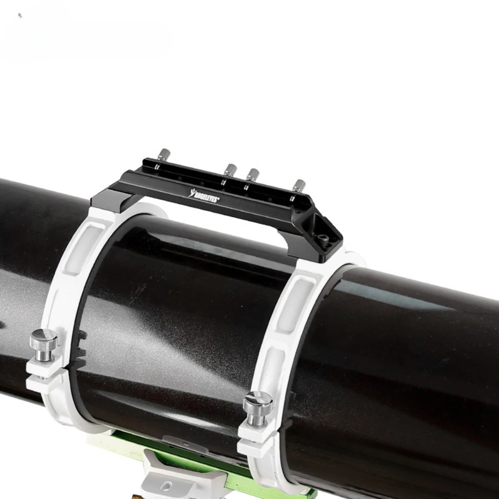 Maniglia con scanalatura a coda di rondine a forma di U 105-375mm per Sky-watcher con scatola a specchio con guida a stella Accessori astronomici Rosso/Nero