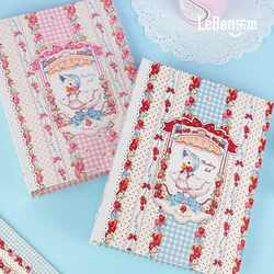 Cute A5 Binder Kpop Photocard Collect Book 4grid 3inch Photo Holder Idol Photo Album Loose-leaf Notebook
