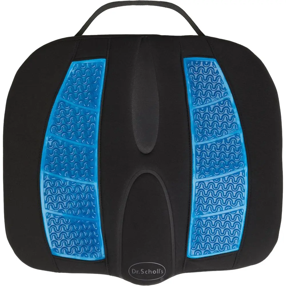 

Black Gel-Infused Cushion for Posterior Support in Cars and Homes