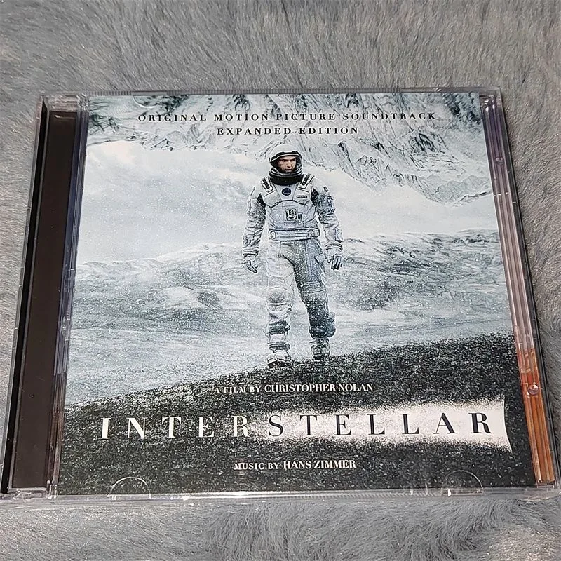 Interstellar Hans Zimmer Music CD Greatest Hits OST Album 2pcs Compact Disc Cosplay Music Record Walkman Car Soundtrack Box Gift