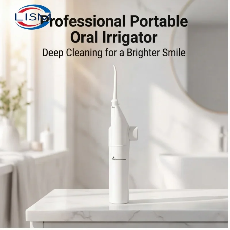 Portable High Pressure Oral Irrigator Household Dental Floss Manual Water Toothpick for Teeth Cleaning