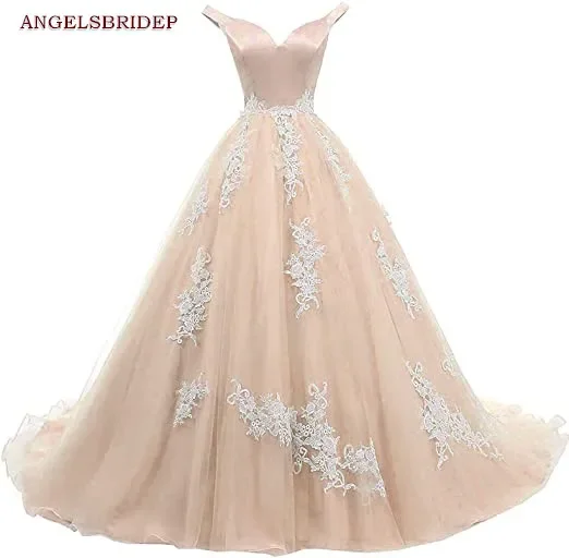 Schulter freies Ballkleid Quince anera Kleider für 15 Party Mode Applikation Organza süße 16 Prinzessin Geburtstags kleider