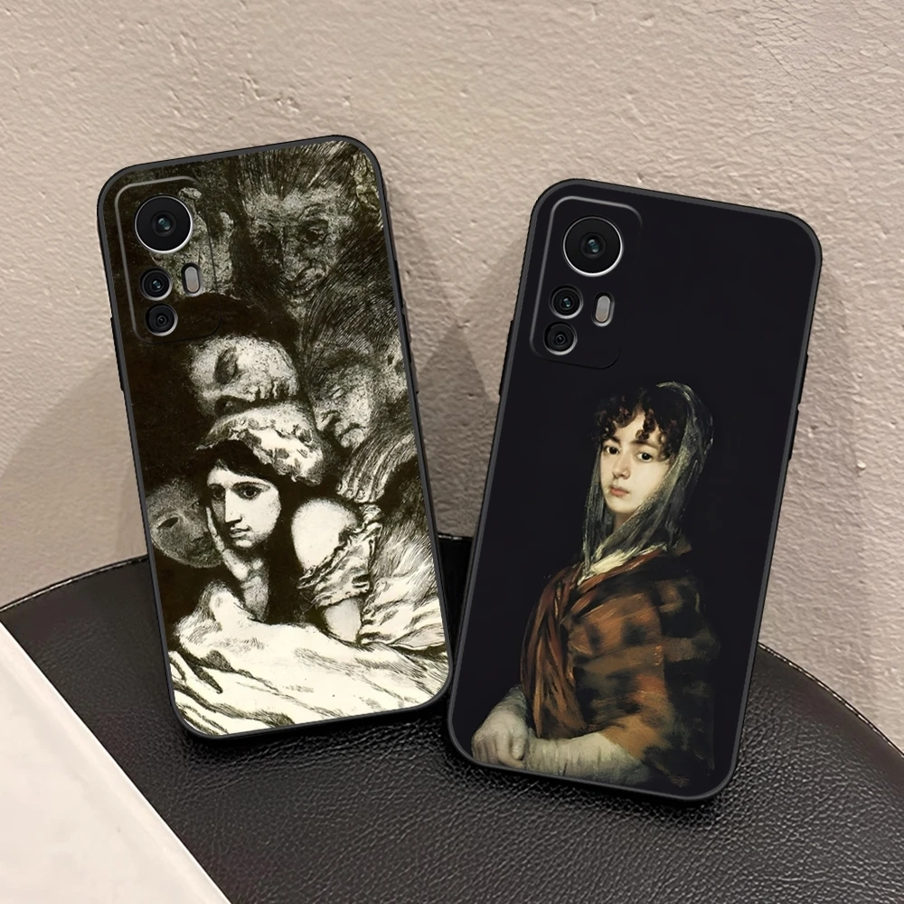 Spain Francisco Goya Art Phone Case For Xiaomi 13 12 11T Lite Ultra Redmi Note 13 12 10 Pro POCO F4 F5 X5 Pro Back Cover