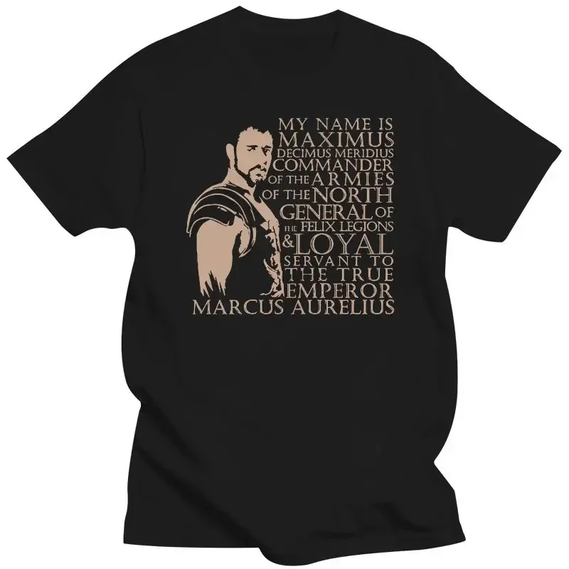 Gift For Men Women Girls Unisex T-Shirt New Maximus Decimus Meridius Gladiator 2000S Action Movie Peplum Graphix Funny