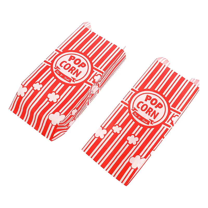 10/50Pcs Popcorn Taschen Verpackung Eimer Snack Leckereien Container Hochzeit Geburtstag Party Film Nacht Liefert Karneval Lebensmittel Tasche box – Detail 10