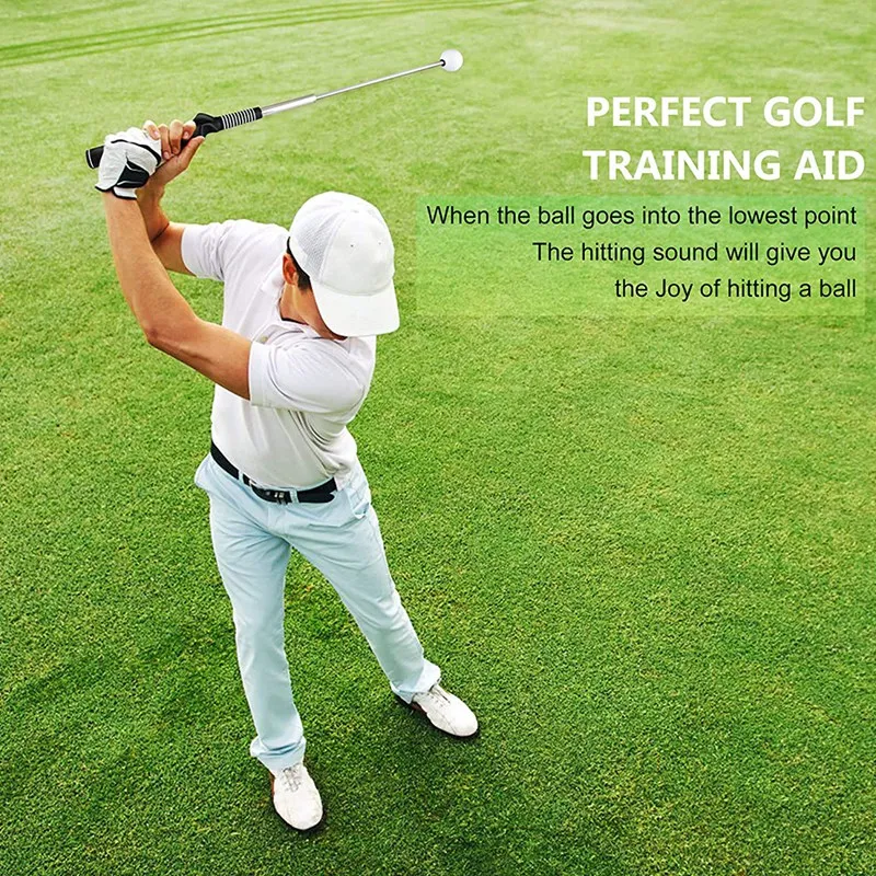 Golf Swing Trainer Aid - Golf Swing Training Aid For Flexibility, Tempo, And Strength Golf Warm-Up Stick