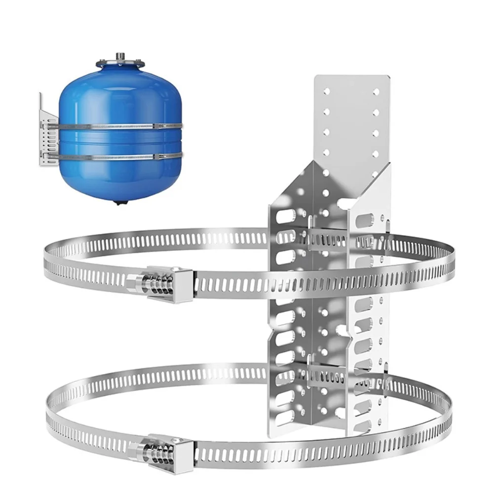 1PCS Water Heater Expansion Tank Bracket With 2 Shock-Absorbing Strips Wall-mounted For 13inch Expansion/nitrogen/propane Tanks