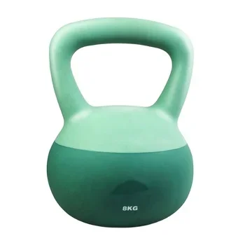 wholesale fitness equipment weightlifting custom logo soft kettlebell  PVC kettle bell