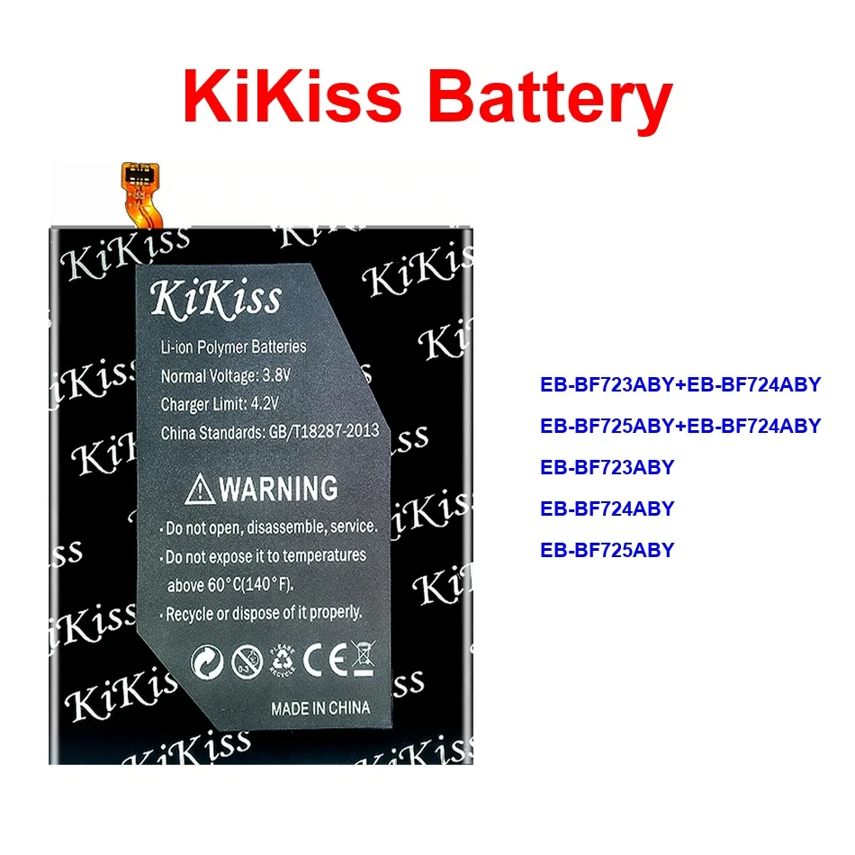 

EB-BF724ABY EB-BF723ABY EB-BF723ABY+EB-BF724ABY Battery For Samsung Galaxy Z Flip 4 F723 F724 SM-F7210 5G 1600-3200Mah