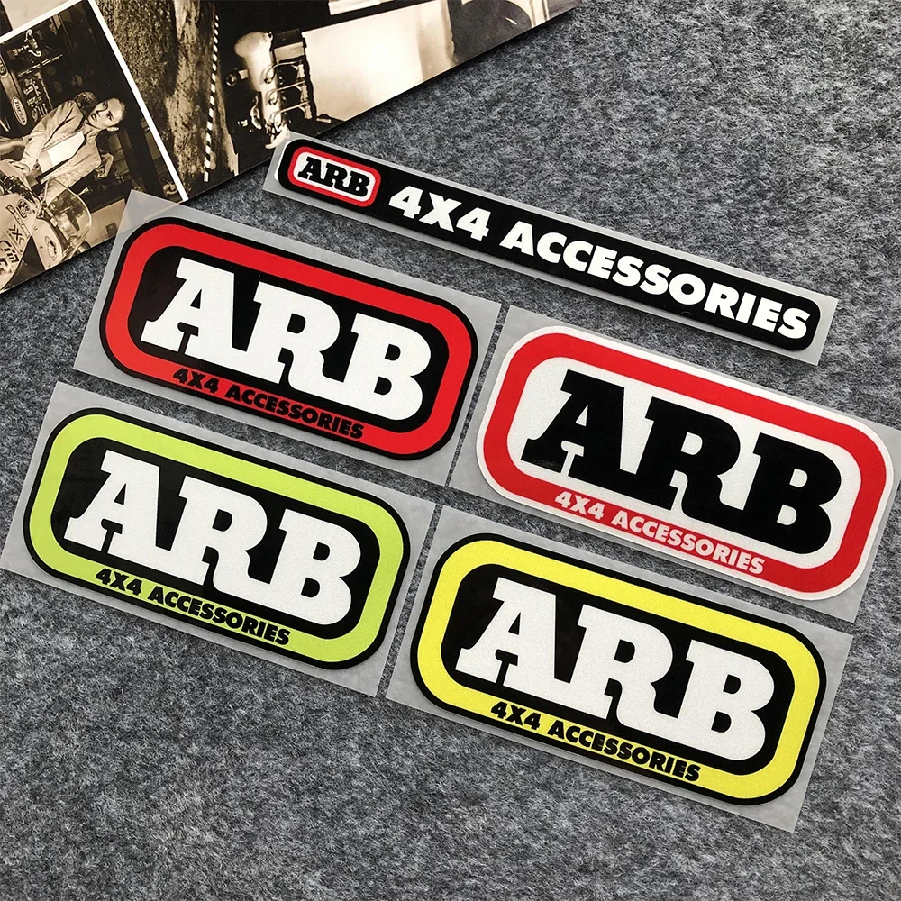 ARB 4X4 Accessories Warning Sticker Off-Road Reflective Decal Decor Car Window Body Motorcycle Motorbike Racer