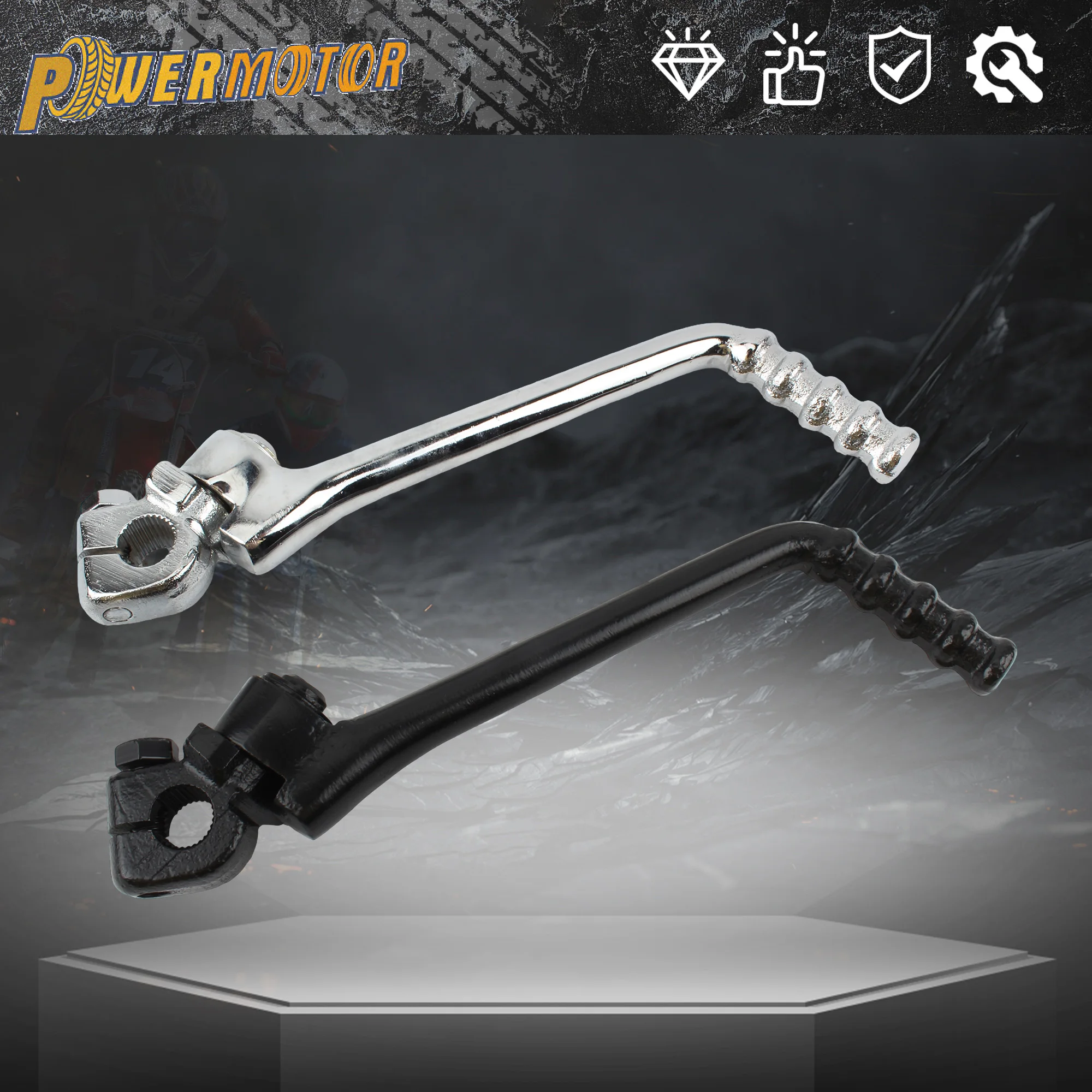 Motorrad 13mm Kick Start Starter Hebel Pedal für KAYO SSR SDG BSE 50cc-160cc Dirt Bike Motocross Zubehör Modifikation
