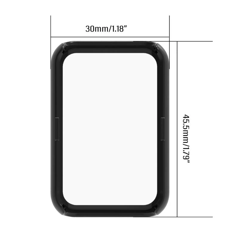 83CE Watch Housing Protector Case mit Bildschirmschützer Film Passform für Band 9