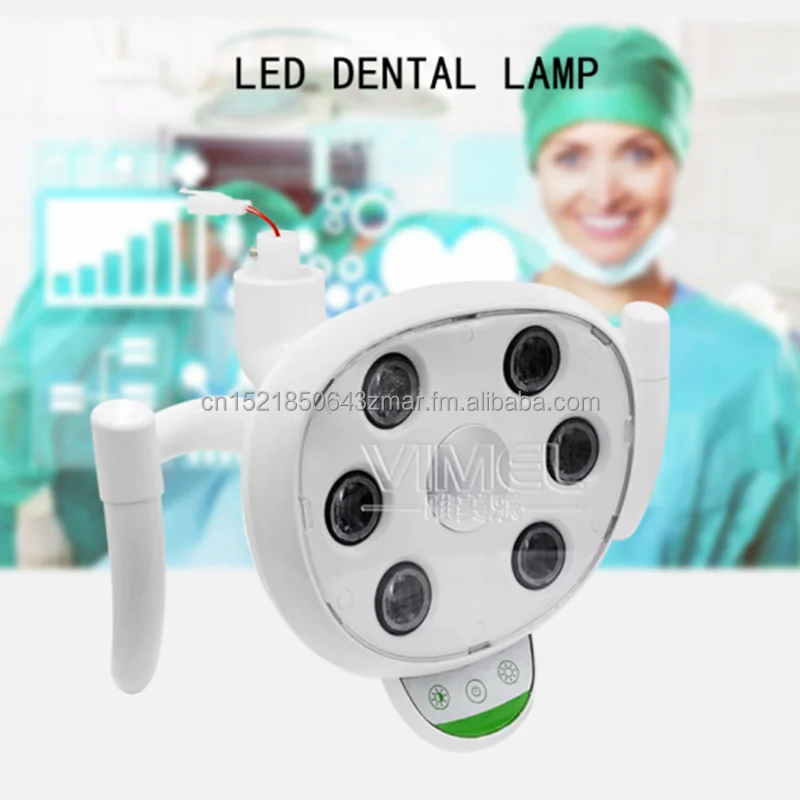 OEM Dental 6 LED Oral Light Exam Induction Lamp for Dental Unit Chair Connector 22/26mm