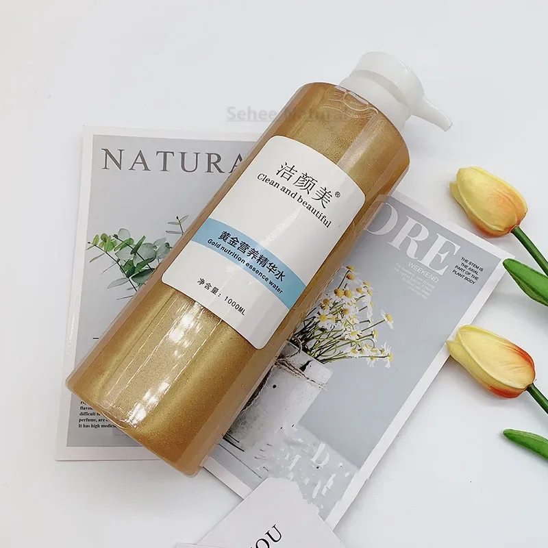 

Gold Brightening Beauty Skin Water Supplement Essence 24K Skin Moisturizing Compact Wrinkle Resistant Fine Pores 1kg