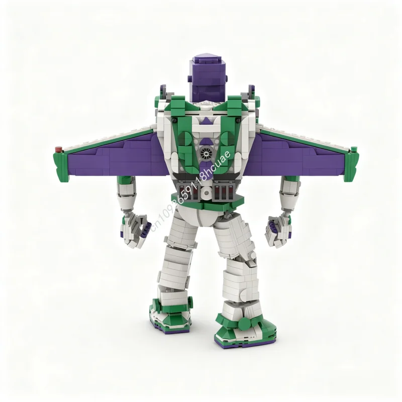 2189 elementów MOC SPACE RANGER Model Bohatera z Klocków Konstrukcyjnych Urodzinowe Zabawki Kreatywne Edukacyjne Pomysły na Prezenty dla Dzieci na Boże Narodzenie