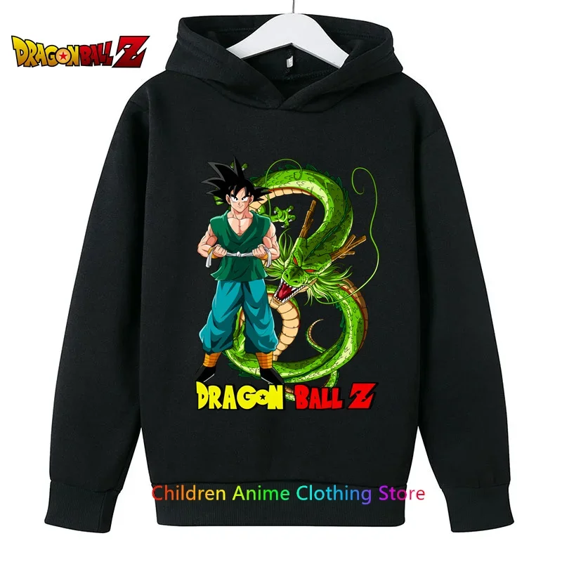 Dragon Ball Z Kids Goku Sweatshirts Baby Boys Clothes For 2023 Autumn New Children\'s Clothing Kids Hoodies Vegeta 3D Sweatshirt