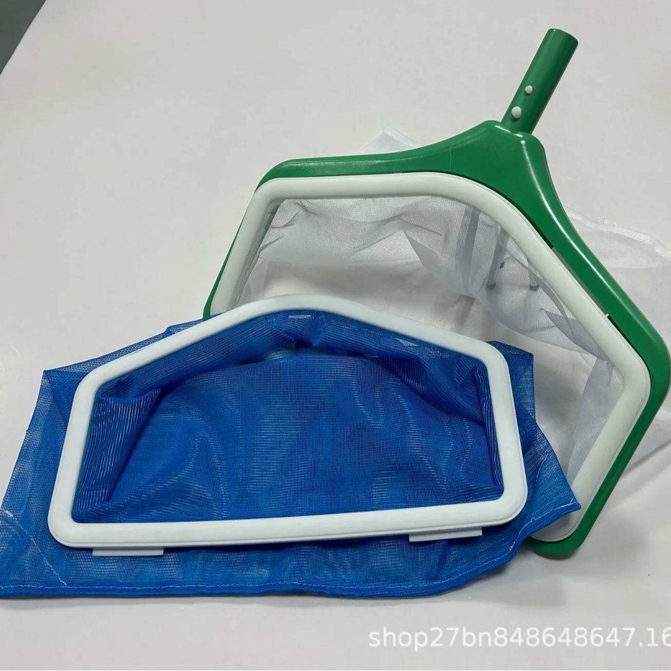 16 Inch Replaceable Deep Water Leaf Net For Swimming Pool Cleaning Detachable Handle
