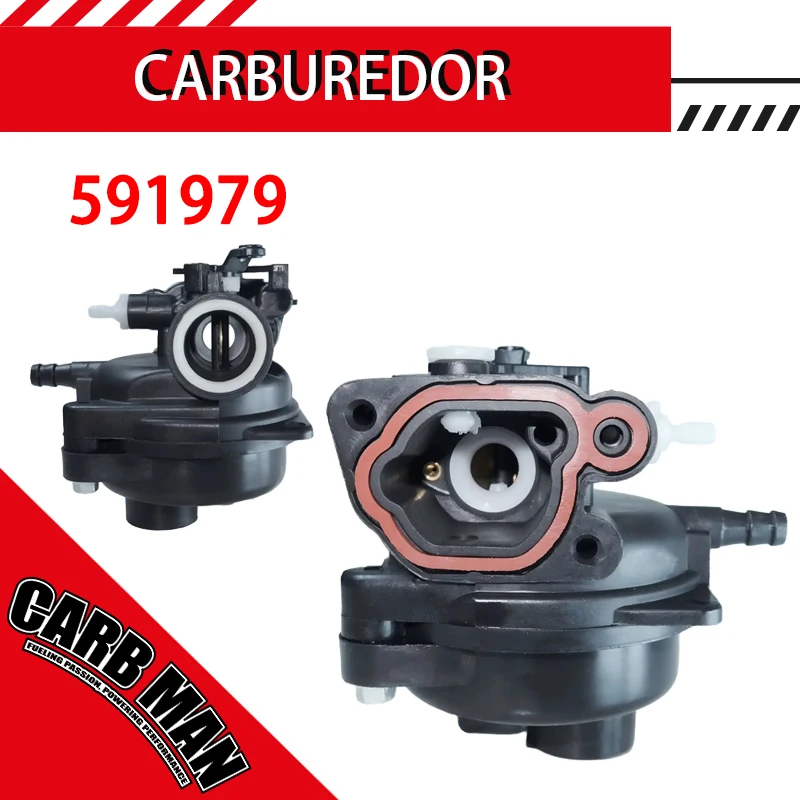 591979 Lawn Mower Engine Carburetor For Briggs & Stratton 799583 593261 595656 591160 300E 450E 500E 550EX 125cc 140ccc 4.5HP