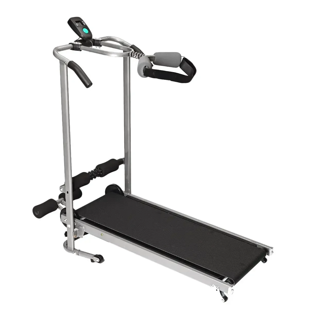 Folding Portable Unpowered Mechanical Treadmill Walking Pad for Home Gym Indoor Fitness Exercise