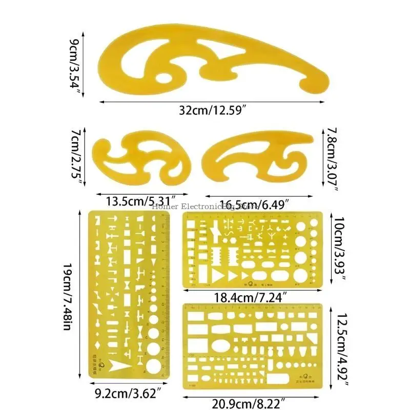 Modelos medição plástico prático Construção estênceis cofragem formação