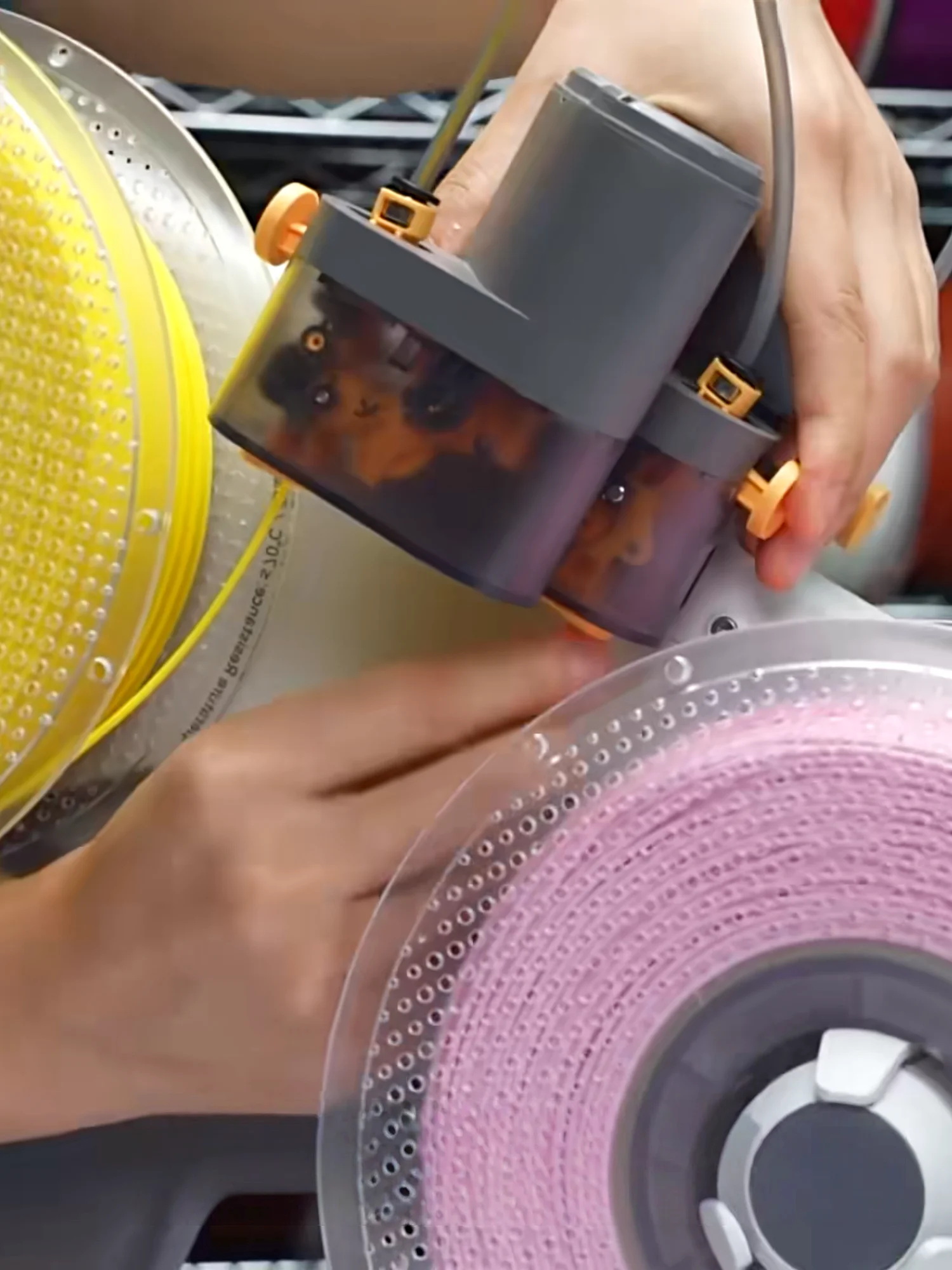AMS Lite Lewy i Prawy Podajnik Filamentu, Kanał Podajnika Filamentu, Jednostka Slot 1-4, Część Zamienna do Drukarki 3D Bambu Lab A1 Mini — zdjęcie produktu 7