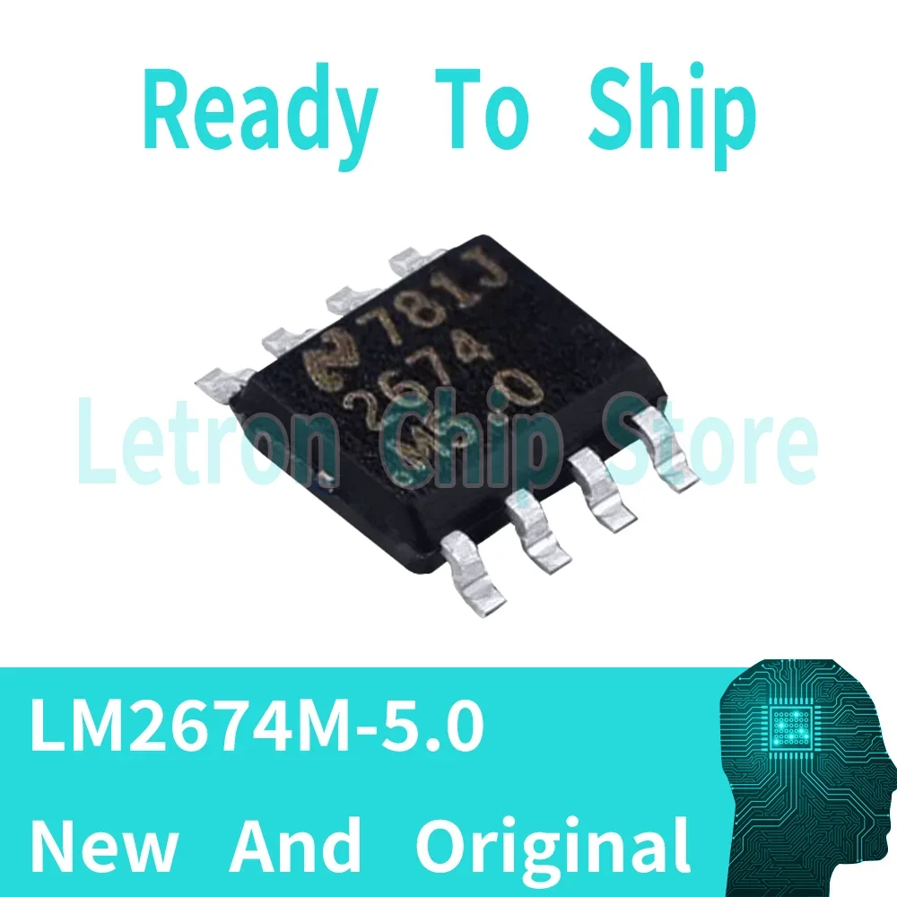 10PCS LM2674M-5.0 SOP8 LM2674MX-5.0 2674M5.0 SOP-8 LM2674M5.0 SOP 2674 5V SOIC8 SOIC-8 SMD new and original IC