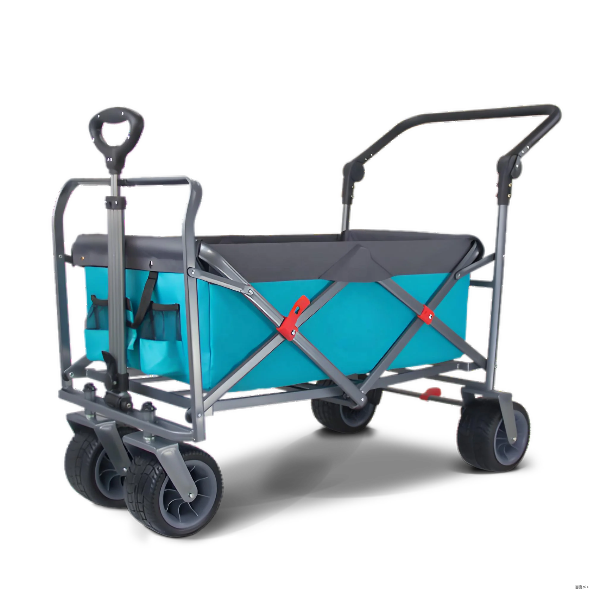 Outdoor Camping Shop - Stainless Steel Outdoor Camping Cart Beach