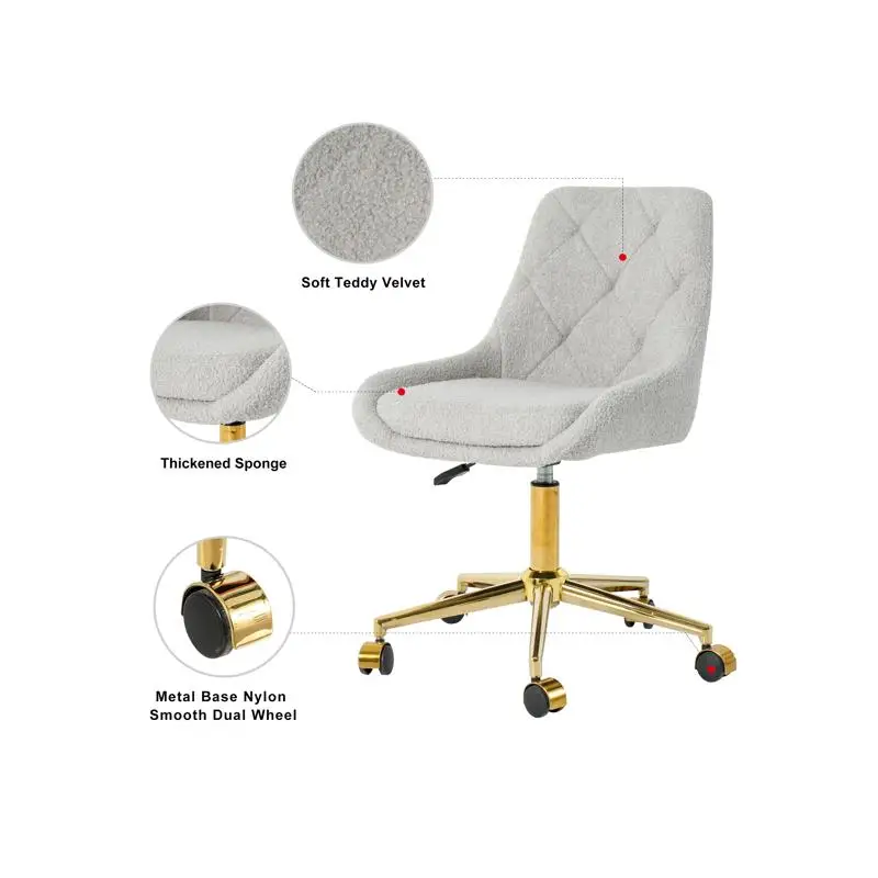 كرسي طعام حديث من القماش المخملي مع أرجل مطلية بالذهب، ناعم ومريح، ارتفاع قابل للتعديل، سهل الحركة، #3