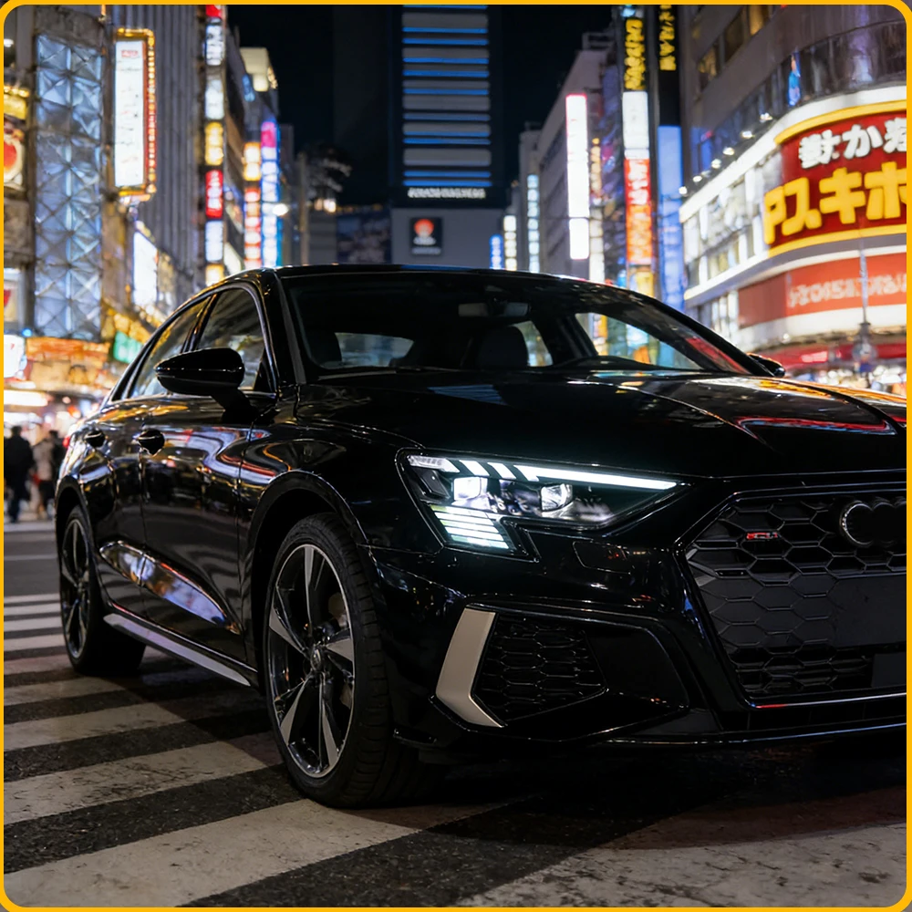 

For AUDI A3 8Y 2021-2024 Upgrade Matrix Style LED Projector Lens Headlights Assembly Plug and Play High Quality Car Front Lamp