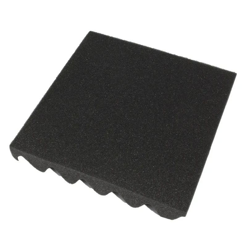 Paneles de pared autoadhesivos de espuma acústica de alta densidad, acolchado de pared con reducción de ruido para estudio, cine en casa, 6 uds.