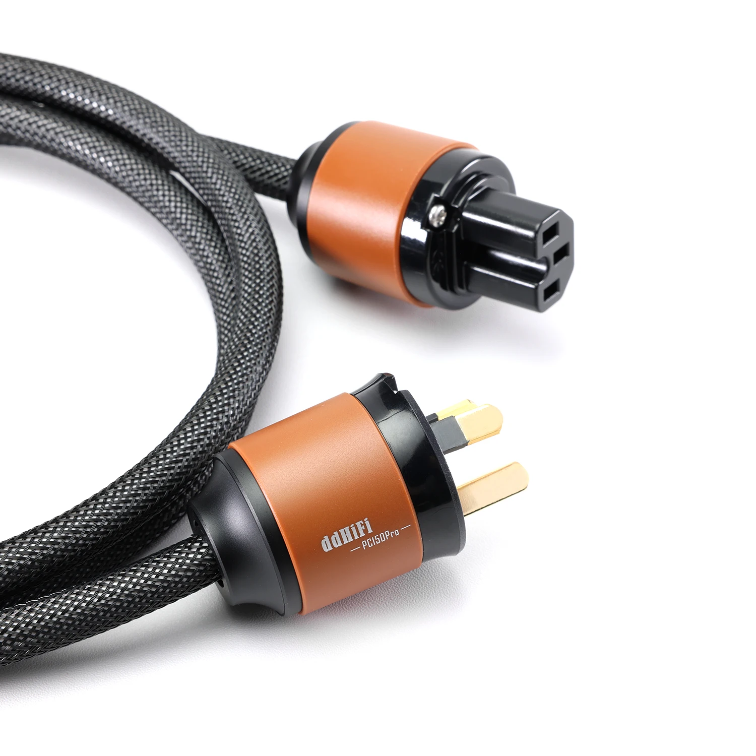 Kit fai da te cavo di alimentazione audiofili DD ddHiFi PC150Pro (colorazione profonda, sintonizzazione del suono intenso, opzioni standard GB/US/EU)