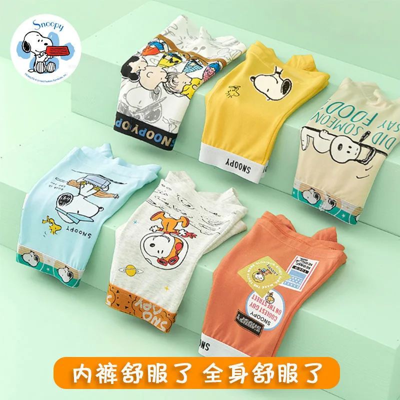 New Snoopy Children Underpantsteen Girl Sanrio Panties Briefs Underwear Boy Boxer Panties Girl Shorts Briefs Christmas Day