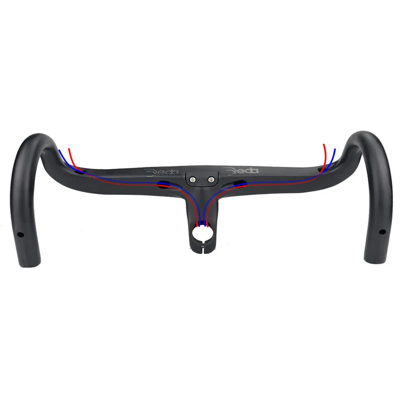 NewCarbon Handlebar Bicycle Road Bike Handlebar  Integrated 28.6mm Reduce Resistance Bent bar Strengthen Bike Handlebar Parts