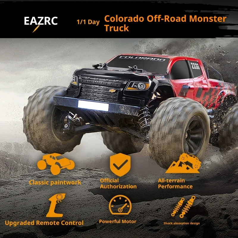 

FMS Climbing Vehicle 1/18 1/24 Colorado Brushless RC Remote Control High Speed Off Road Vehicle Bigfoot Electric Vehicle