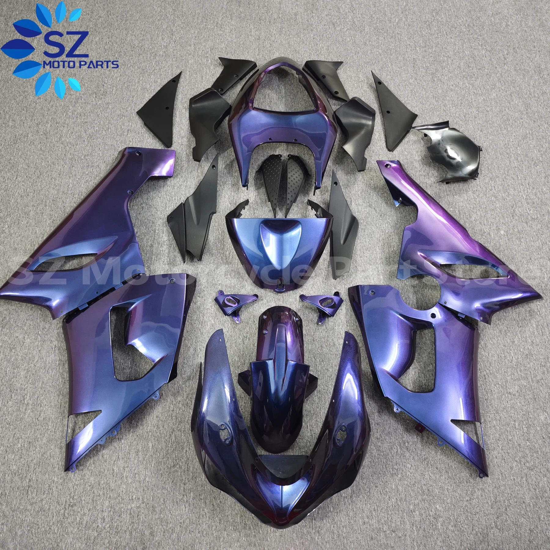 

New ABS Motorcycle full Fairing Kit Fit For KAWASAKI ZX-6R ZX6R 636 2005 2006 05 06 Custom Fairings Kits Bodywork Set