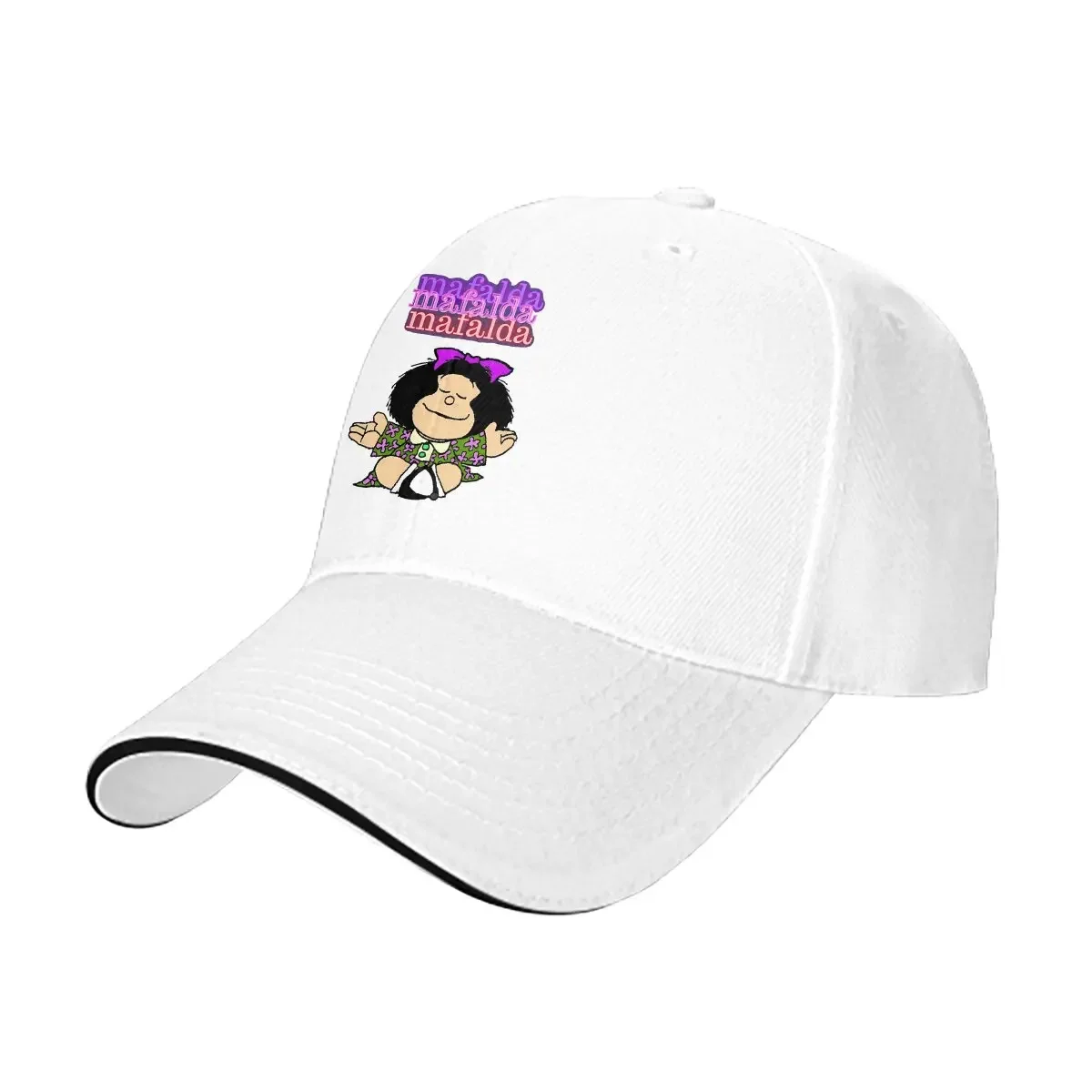 Berretto da Baseball classico uomo cappelli donna visiera protezione Snapback Mafalda Cartoon Caps