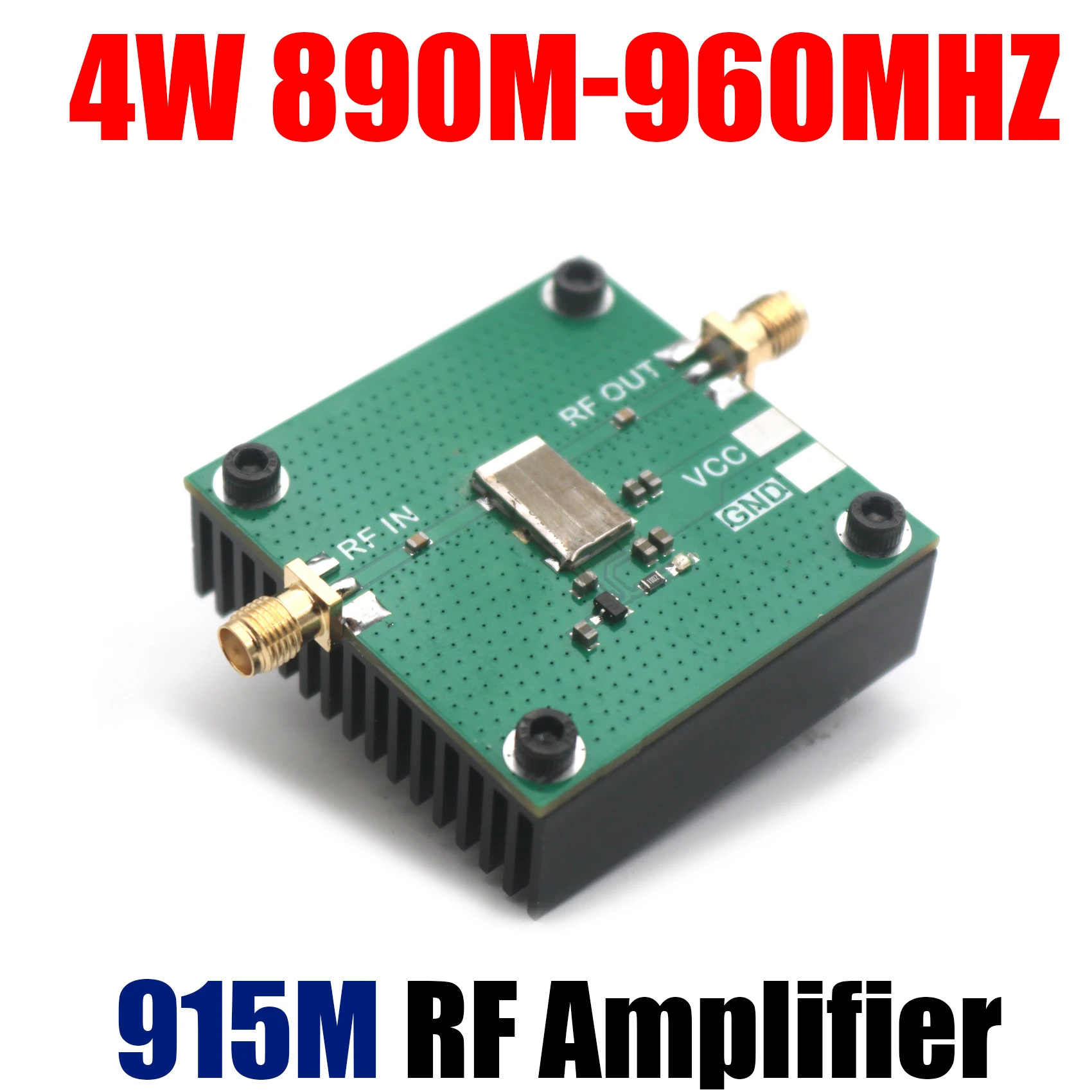 Imagem -02 - Amplificador de Potência 890-960mhz para Ham Rádio Rfid Transmissor Walkie Talkie 900m 915mhz Uav Drone Transmissão de Imagem 915m 4w rf