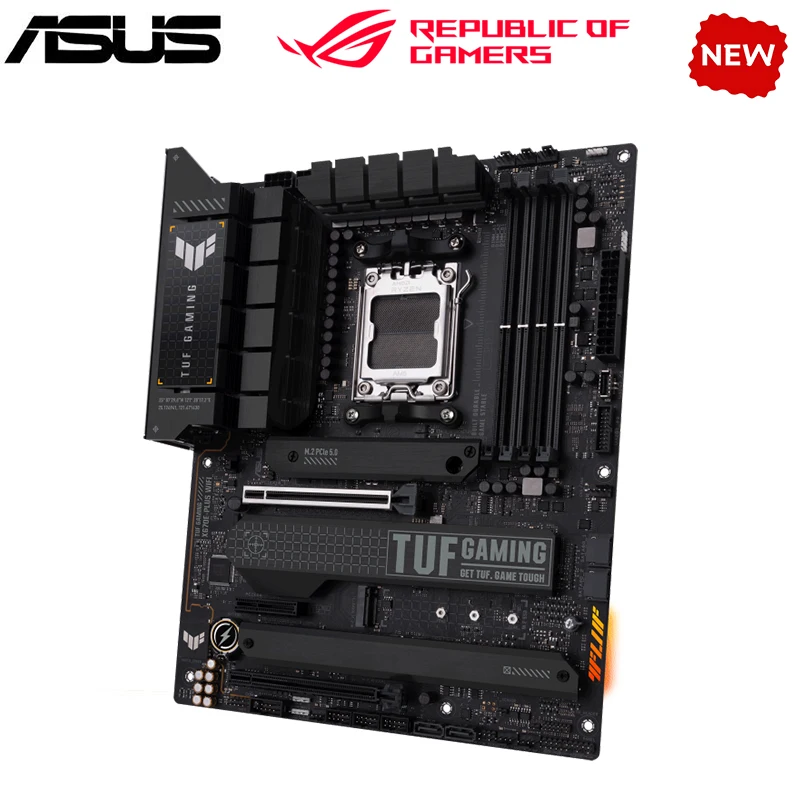 Imagem -04 - para Tuf Gaming X670e-plus Placa-mãe Soquete Am5 para Amd X670 Original Desktop Pci-e 5.0 M.2 Sata3 Mainboard Novo