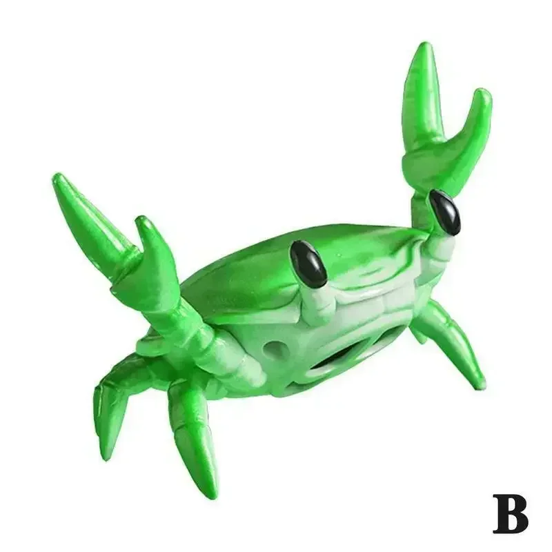 Mini Weightlifting Crab Wireless Bluetooth Speaker Desktop Mobile Phone Holder Pen Holder Personalized Gift Decoration Universal