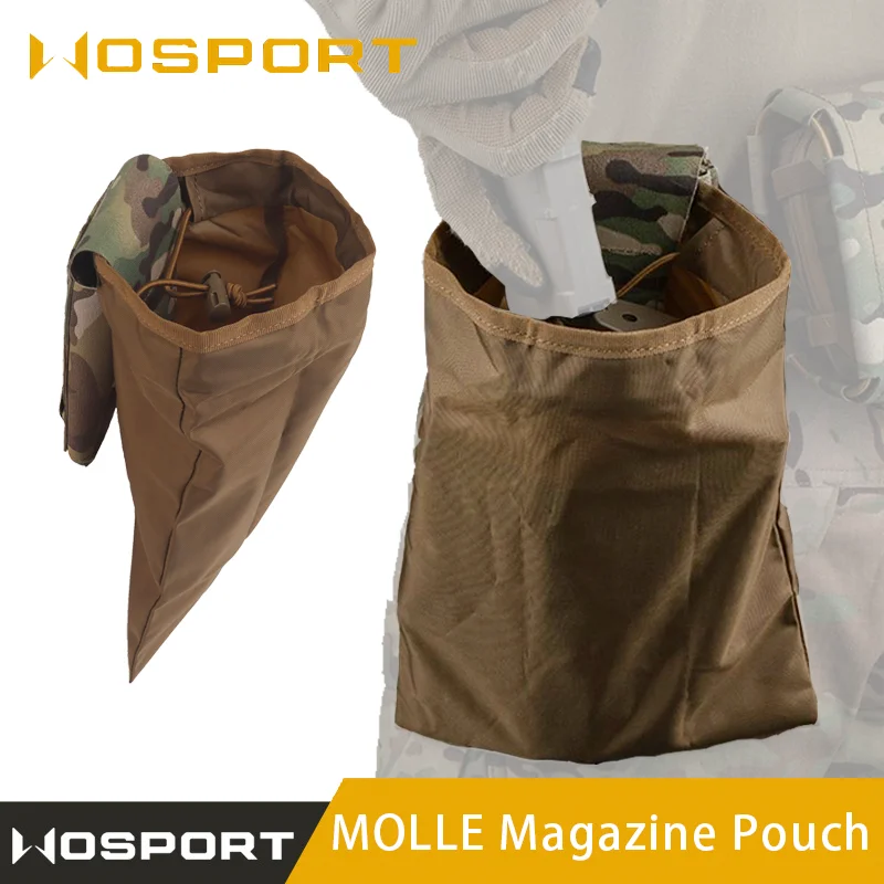 

MOLLE Magazine Pouch, Recovery Storage Bag, Hunting Equipment Tactical Magazine Recovery Bag, Quickly Foldable