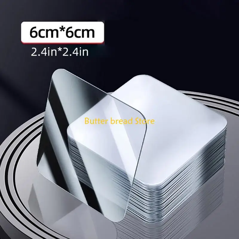 W89C -pakket 10 heldere dubbele zijtape sticker herbruikbare montageband om op te hangen