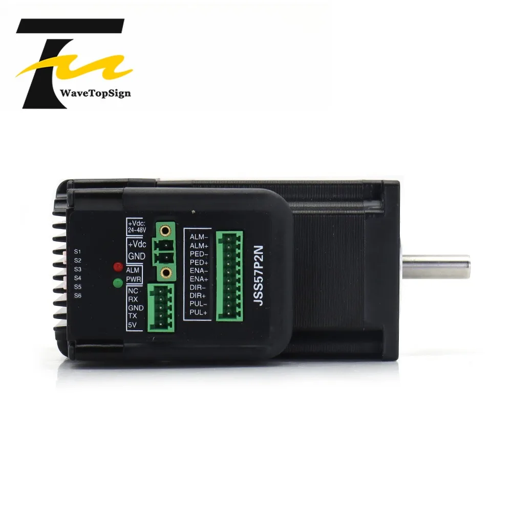 In Stock Fast Shipping Nema23 200W 2N.m Closed Loop Integrated Servo Motor Driver 4.2A JSS57P2N for CNC Engraving Machine