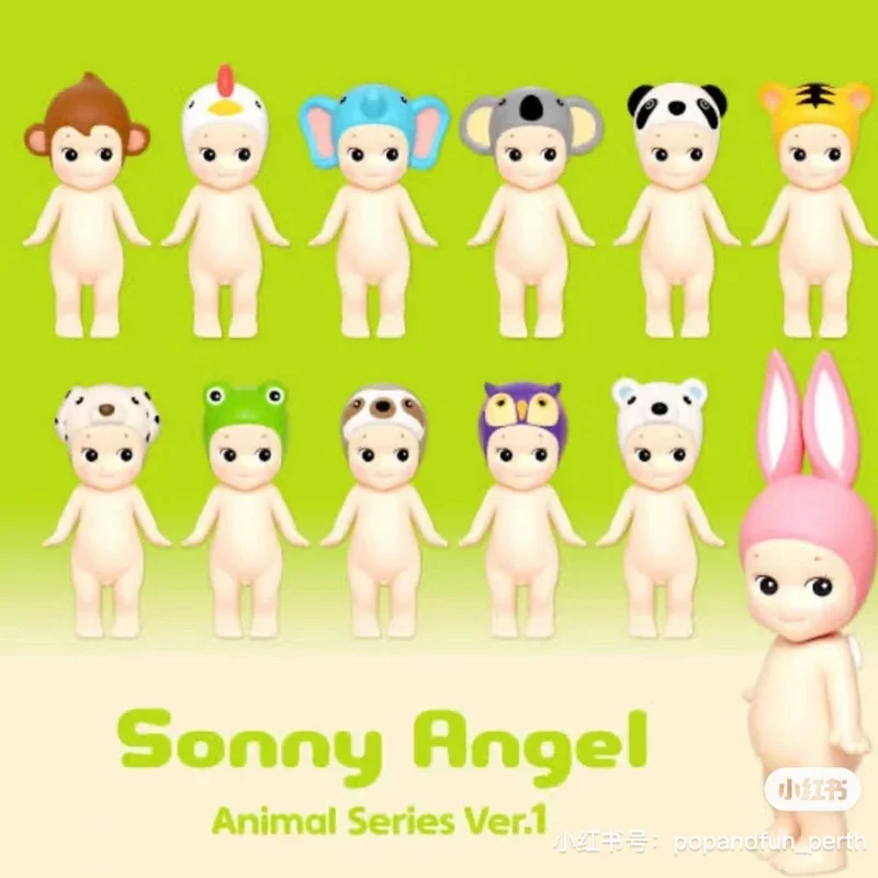 Sonny anjo série animal ver.4 hippers sonhando para trás série mini figuras ação amine telefone do carro natal ano novo brinquedos presente