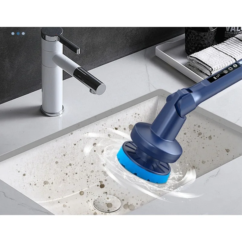 

Electric Cleaning Brush, Multifunctional Powerful Bathroom Tile Floor Wall Brush