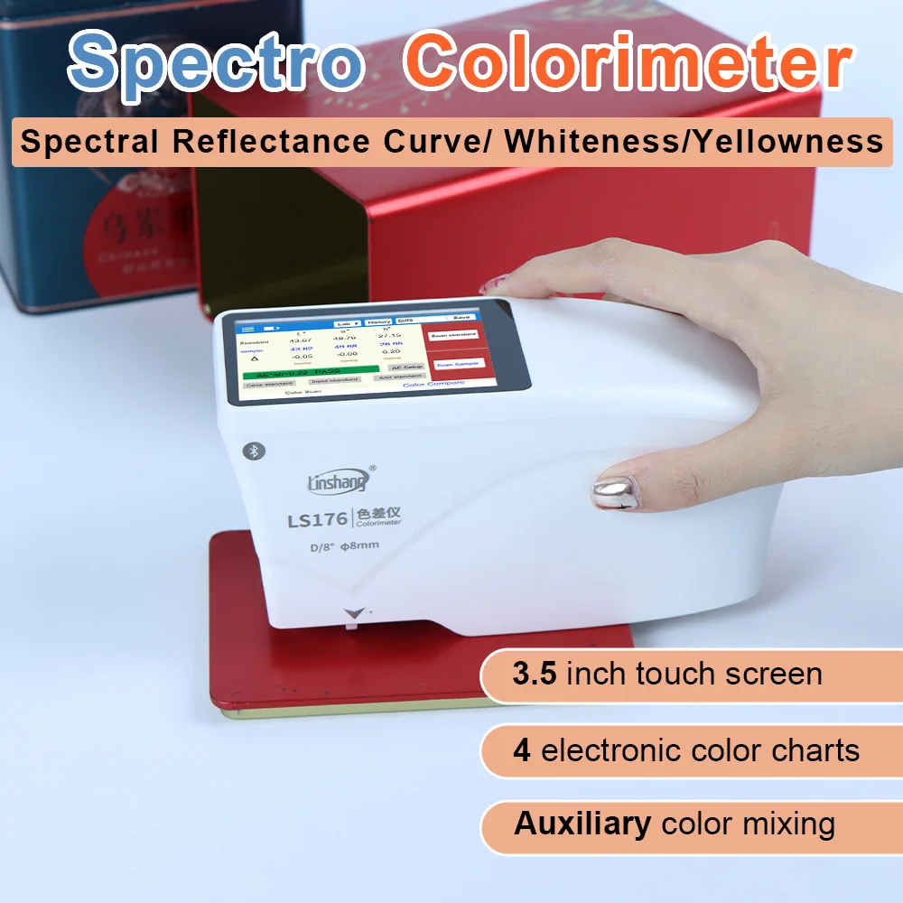 Wholesale LS176 D/8 Cheap Spectrophotometer Price Reflective Color Portable Spectrophotometer Colorimeter