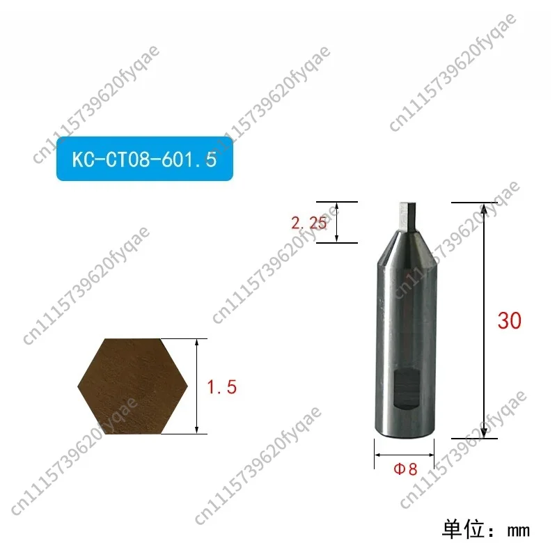 Rotary punching high precision hexagonal punch square spline stamping numerical control lathe punch