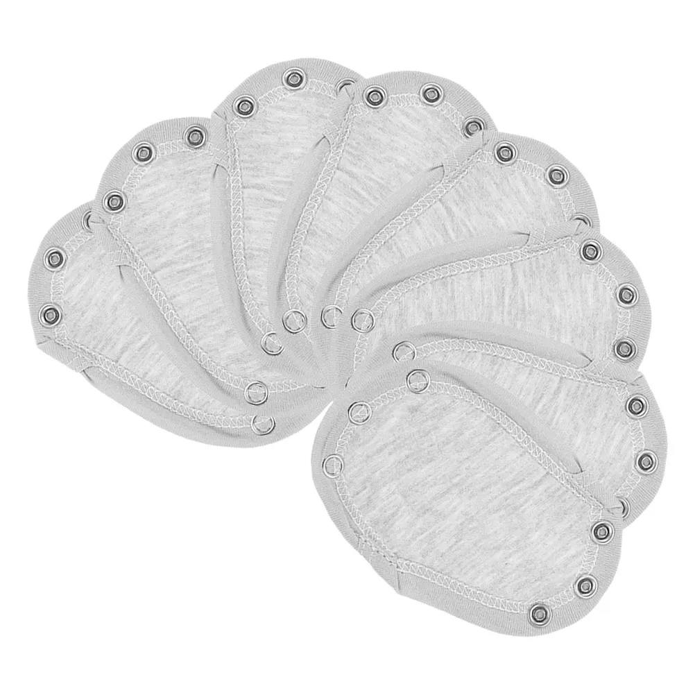 

8Pcs Double Layer Baby Bodysuit Extender Soft Cotton Snap Closure for Growing Babies Extend Clothing Life Versatile Fit Easy